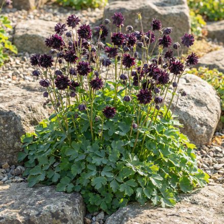 Közönséges harangláb 'Black Barlow' (Aquilegia vulgaris)