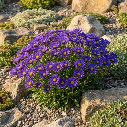 Havasi őszirózsa 'Dunkle Schöne' (Aster alpinus)