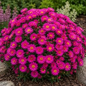 Törpe őszirózsa 'Kassel' (Aster dumosus)