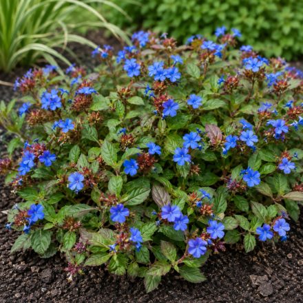 Tarackoló kékgyökér (Ceratostigma plumbaginoides)