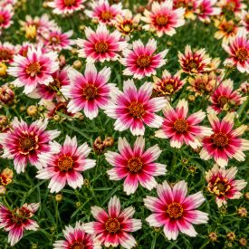 Menyecskeszem ‘Sunstar Rose’ (Coreopsis verticillata)