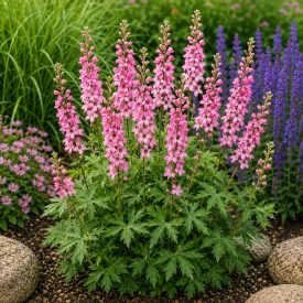 Szarkaláb 'Pink Sensation' (Delphinium ruysii)