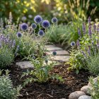 Sötétkék szamárkenyér  (Echinops ritro)