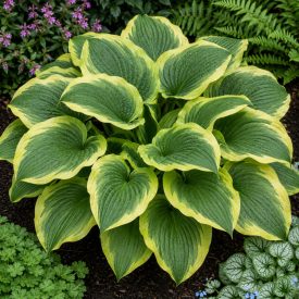 Árnyékliliom ‘Wide Brim’ (Hosta)