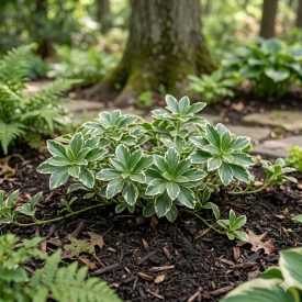   Tarkalevelű japán kövérke 'Variegata' (Pachysandra terminalis)