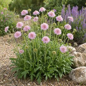   Rózsaszín ördögszem ‘Pink Mist’ (Scabiosa columbaria)