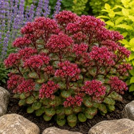 Varjúháj 'Red Sparkle' (Sedum hybrida)