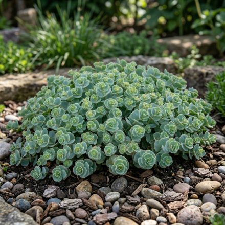 Októberi varjúháj 'Rose' (Sedum sieboldii)