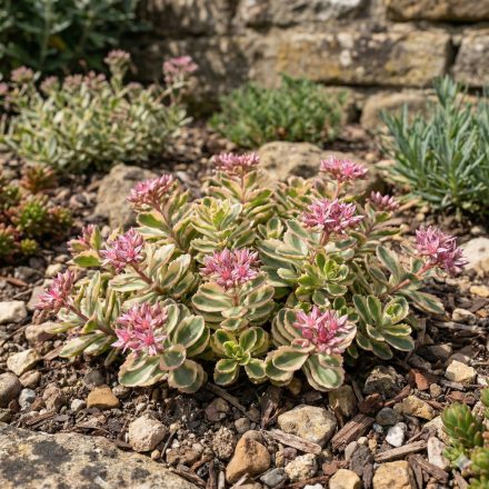 Kaukázusi varjúháj 'Tricolor' (Sedum spurium)